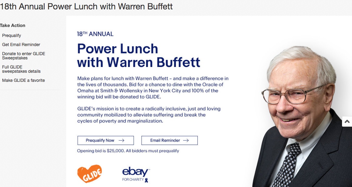 巴菲特午餐競(jìng)拍又要開始了，17萬人民幣起拍，你愿意出多少？｜美通社頭條