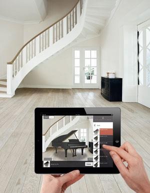 用戶(hù)可以逐一“放置”鋼琴于現(xiàn)實(shí)環(huán)境中