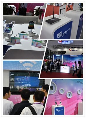 圖2：“移動(dòng)終端新技術(shù)與供應(yīng)鏈展”聯(lián)芯展臺(tái)重點(diǎn)展示最新四核智能手機(jī)和平板芯片平臺(tái)以及TD-LTE芯片。