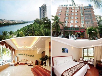 住格林豪泰三亞酒吧街臨春河路商務(wù)酒店，一覽沿河美景