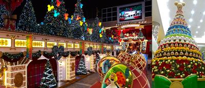 海港城與香港迪士尼樂(lè)園攜手為大家送上一個(gè)華麗圣誕舞會(huì)，更于海港城海運(yùn)大廈大堂中央設(shè)置以超過(guò)200個(gè)不同迪士尼公仔組成的16尺高巨型圣誕樹。