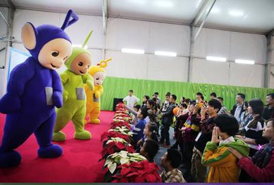 天線寶寶華麗登場，大小朋友歡聲雷動！天線寶寶永遠是童年的最愛！